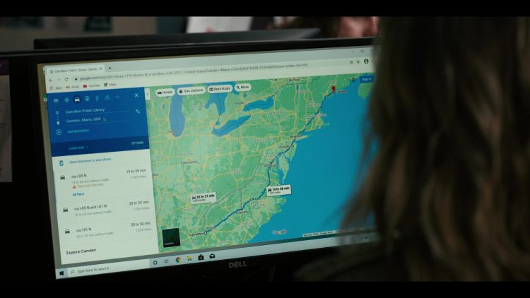 Product Placement Example: Google Maps in Pieces of Her S01E02 (2022)