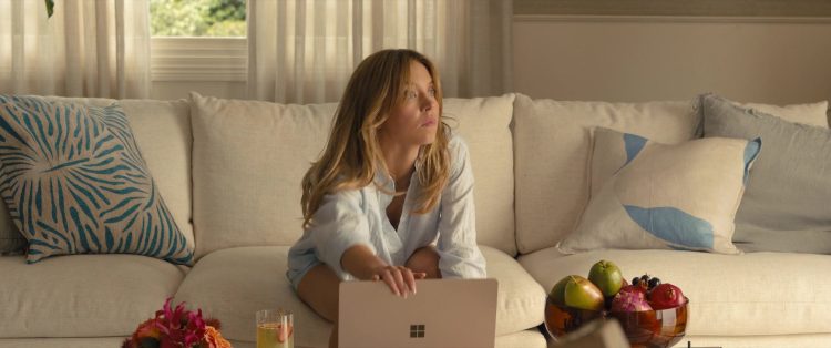 Microsoft Surface Laptop in Anyone But You (2023) Movie