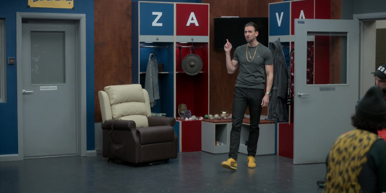 Calvin Klein T-Shirt and Asics Sneakers Worn by by Maximilian Osinski as Zava in Ted Lasso S03E04 “Big Week” (2023)