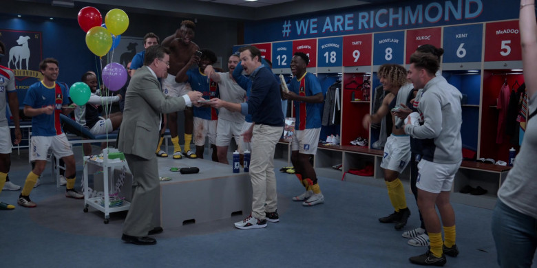 Nike Jordan React Havoc PSG Running Shoes of Jason Sudeikis in Ted Lasso S01E02 “Biscuits” (2020)