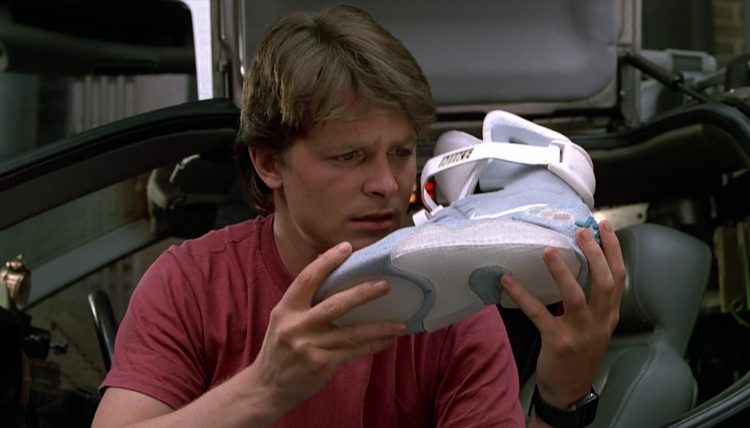 Nike Mag Self-Lacing Sneakers Worn by Michael J. Fox (Marty McFly) in Back to the Future 2 (1989)