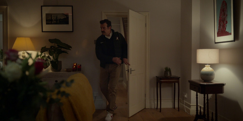 Nike Puffer Jacket and Cortez Sneakers Worn by Jason Sudeikis in Ted Lasso S03E11 “Mom City” (2023)