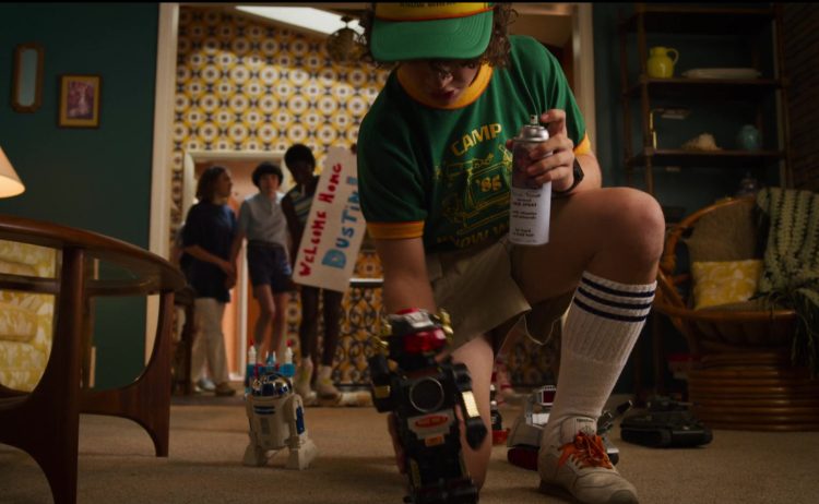 Reebok Sneakers Worn by Gaten Matarazzo as Dustin Henderson in Stranger Things – Season 3, Episode 1, 