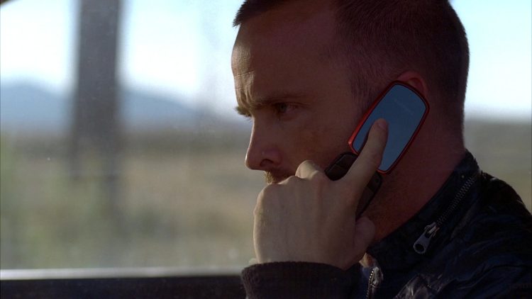 Samsung Cell Phone Used by Aaron Paul (Jesse Pinkman) in Breaking Bad Season 4 Episode 12 