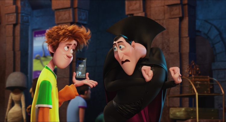 Sony Xperia Smartphone Used by Jonathan (Main Fictional Character) in Hotel Transylvania 2 (2015)